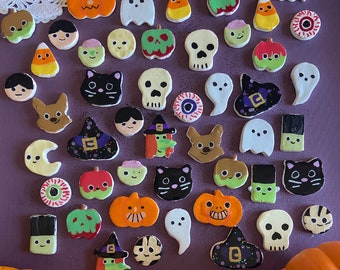 Halloween Polymer Clay Pins | Halloween Pins | Spooky Pins | Clay Pins
