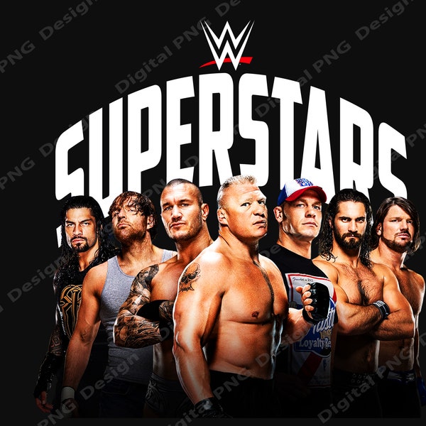 WWE SUPERSTARS png, Instant Download, Digital Files Png