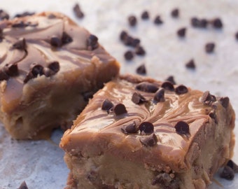 Caramel Cookie Dough Fudge