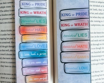 Ana Huang Bookshelf Bookmarks