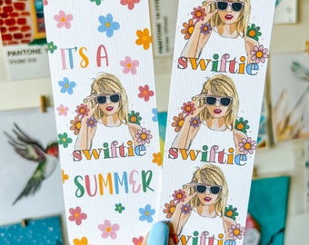 Swiftie Summer Linen Bookmarks
