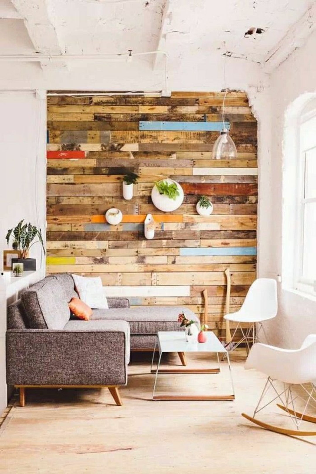 Reclaimed Rustic Pallet Wall Timber Wall Shabby Chic Wall - Etsy