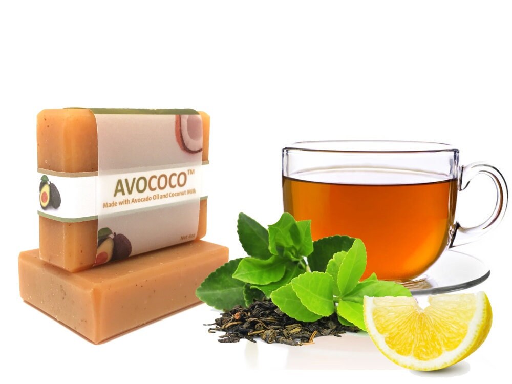 Download Green Tea & Lemongrass Soap Natural Soap Tea Soaps Vegan ...