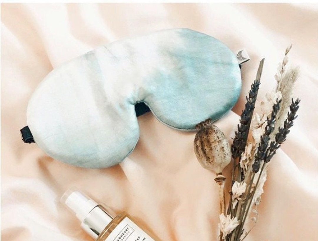 Indigo Sleep Mask Organic Sleep Mask Travel Mask Eye Mask Etsy