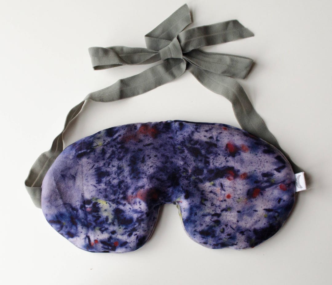 Botanical Sleep Mask Organic Sleep Mask Bohemian Sleep Mask Etsy