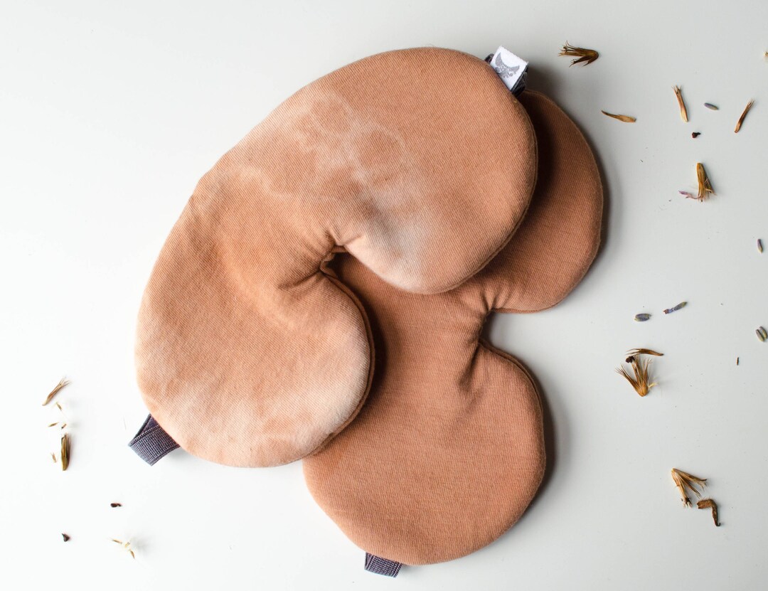 Terracotta Sleep Mask Organic Sleep Mask Blindfold Travel Etsy UK
