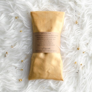 Lavendel oogkussen, Calendula oogkussen met verwijderbare hoes, ontspanning oogkussen, slaaphulp, cadeau voor yogi, stressverlichting aromatherapie