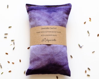 Lavender Sleep Sachet – Organic Cotton, Calming Aromatherapy, Handmade & Plant-Dyed