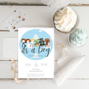 Star Wars Babyparty einladen