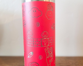 Personalized Mario Yeti Tumbler – Super Mario Gamer Cup
