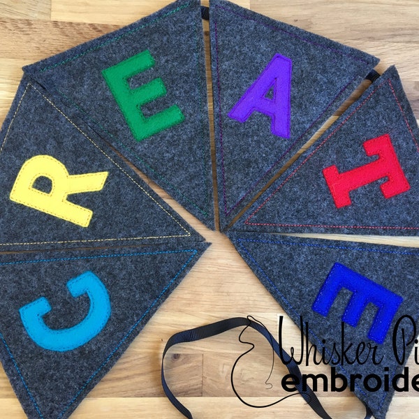 Letter Bunting - Etsy
