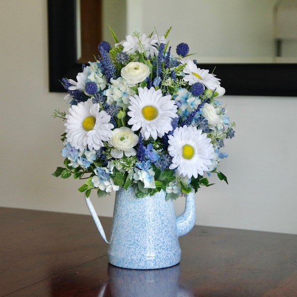 Faux Flower Arrangement Etsy