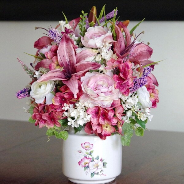 Vintage Silk Flower Etsy