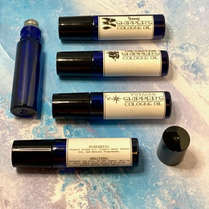 Skipper&#39;s Cologne Oil. 10ml Glass RollerBall. Travel Cologne. Birthday Gift TSA approved
