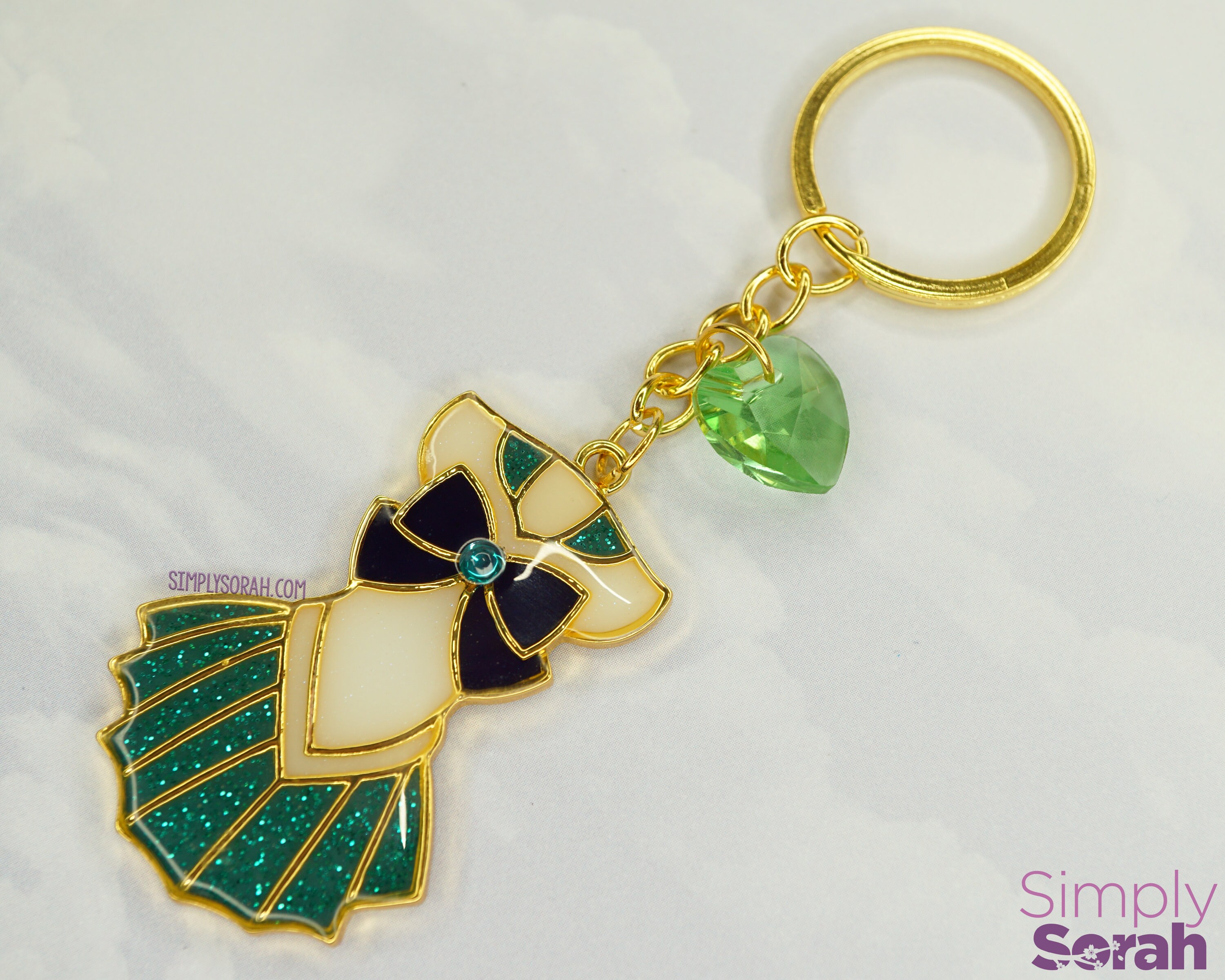 Sailor Neptune Uniform UV Resin Keychain Michiru Kaioh Gift - Etsy