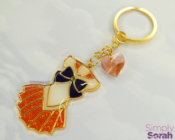 Sailor Venus Uniform UV Resin Keychain, Minako, Gift, Magical Girl, Anime, Manga, Japan, Kawaii, Cute, Girly Present - Etsy Sailor Venus Uniform UV Resin Keychain, Minako, Gift, Magical Girl, Anime, Manga, Japan, Kawaii, Cute, Girly Present - Etsy