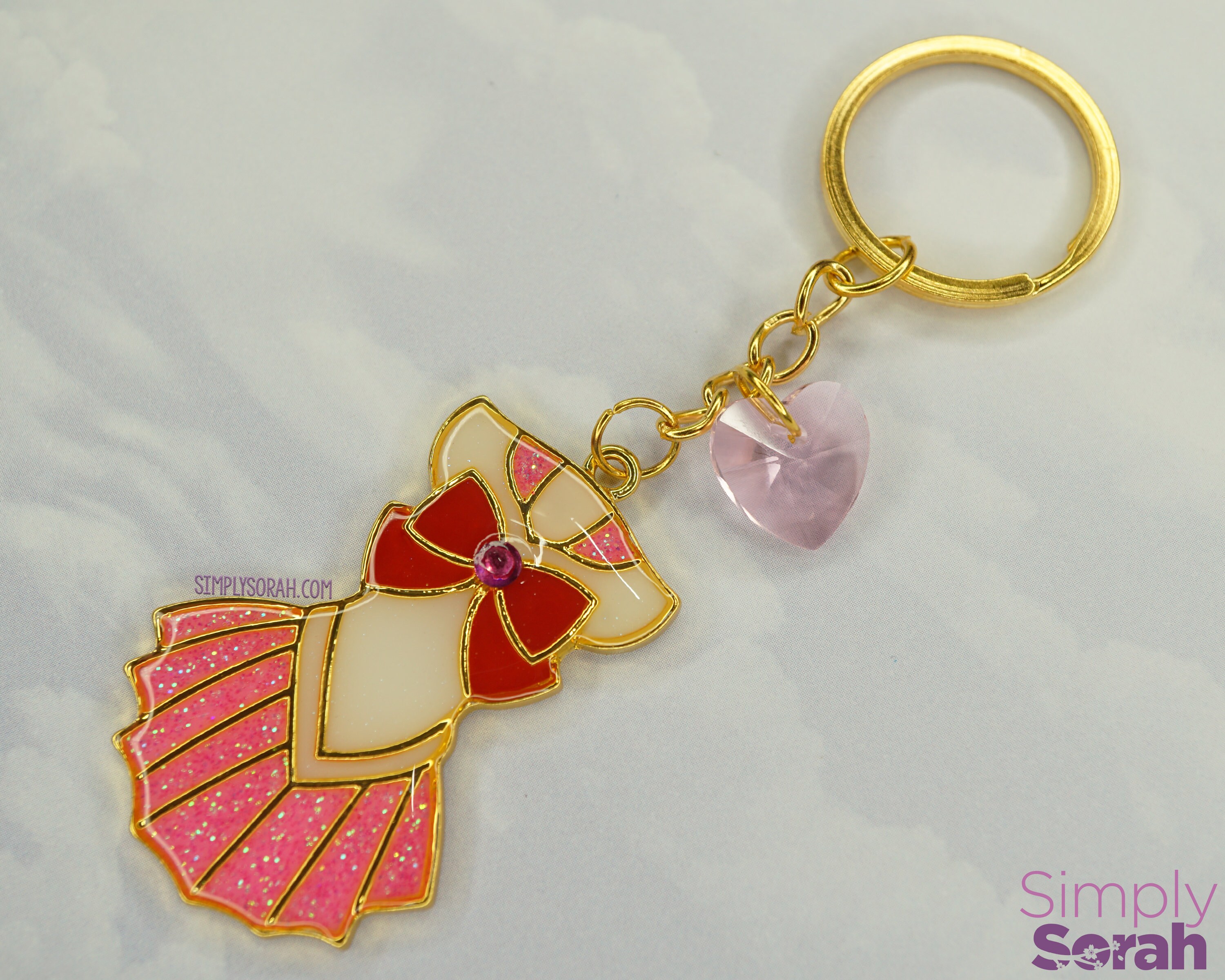 Magical Girl Anime girly present Japan Kawaii cute Manga Michiru Kaioh Gift Sailor Neptune Uniform UV Resin Keychain