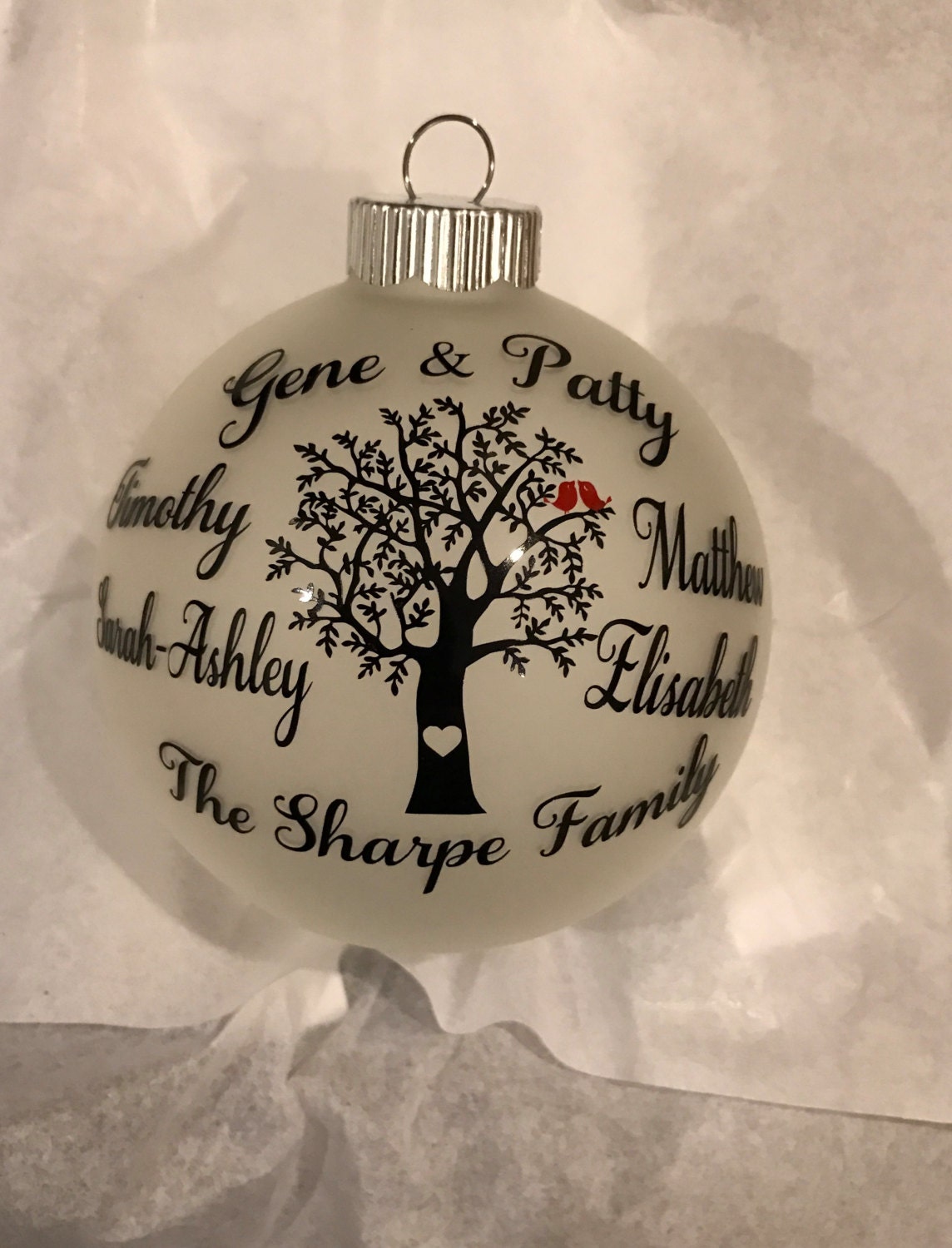 Family Ornament Family Tree Ornament Family is One of Etsy