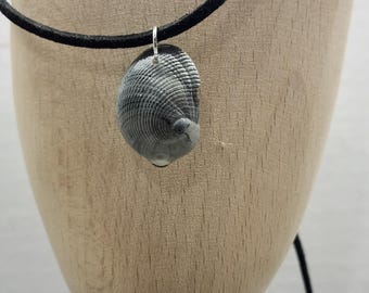 Epoxy Shell Pendant Necklace | Handmade Coastal Jewelry