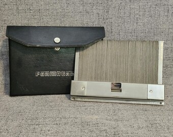 Vintage Formagage Contour Gauge Tool with Original Black Case