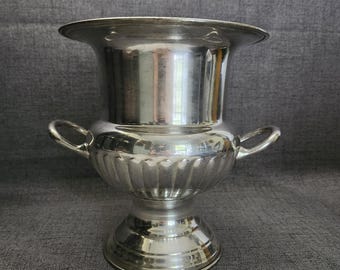 Vintage Silver-Plated Champagne Bucket-Made in India-
