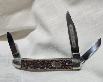 Vintage German Eye Brand- Stag Stockman Knife- Carl Schlieper-