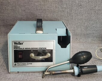Vintage Weller DS600 Portable Desoldering Station with Weller Soldering Pencil