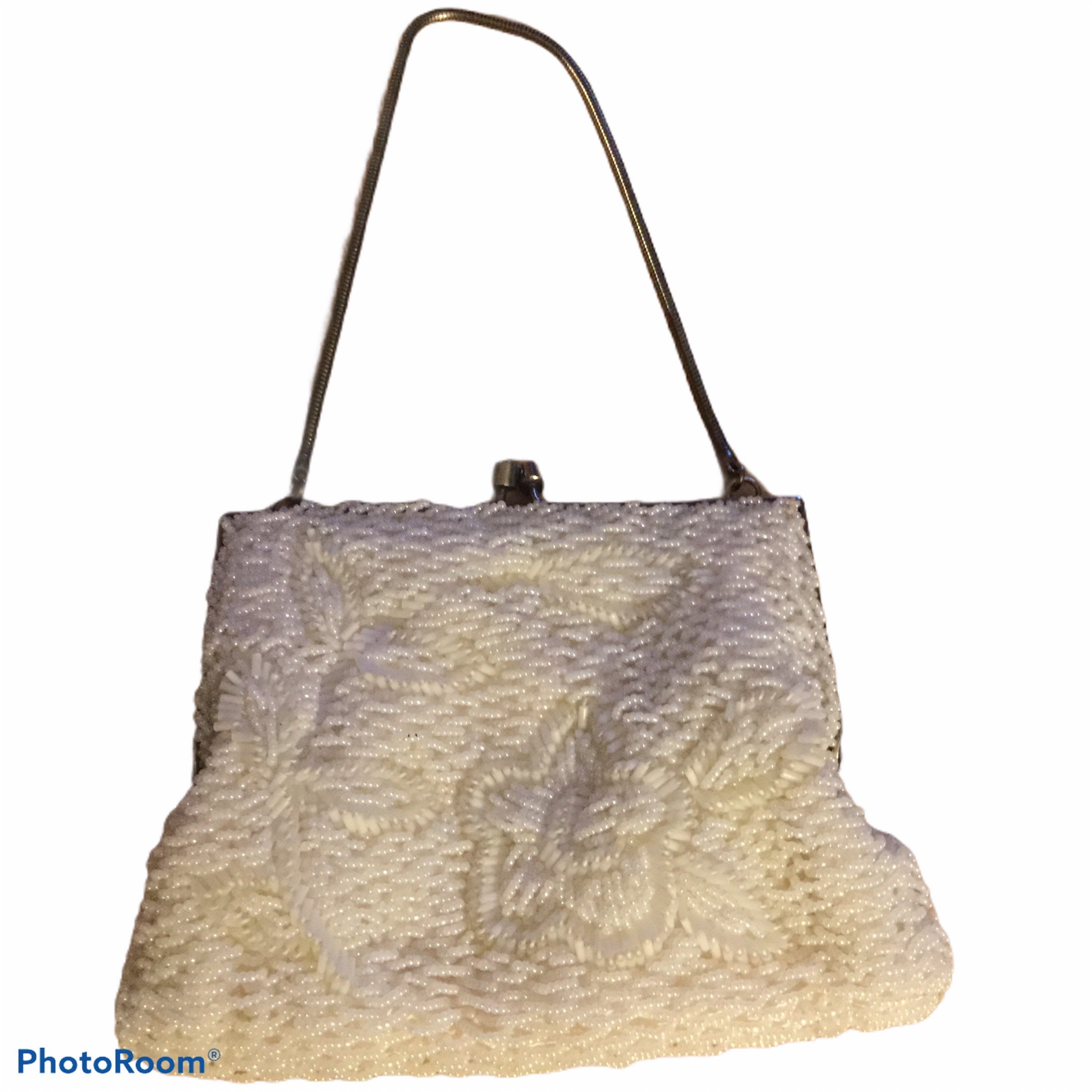 Pochette Da Sera Floreale Ricamata Con Perline – Borsa Elegante Con Tracolla Per Matrimoni E Feste