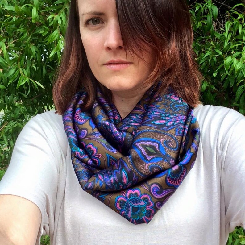 Infinity Scarf PDF Pattern by Rosie Petal Etsy