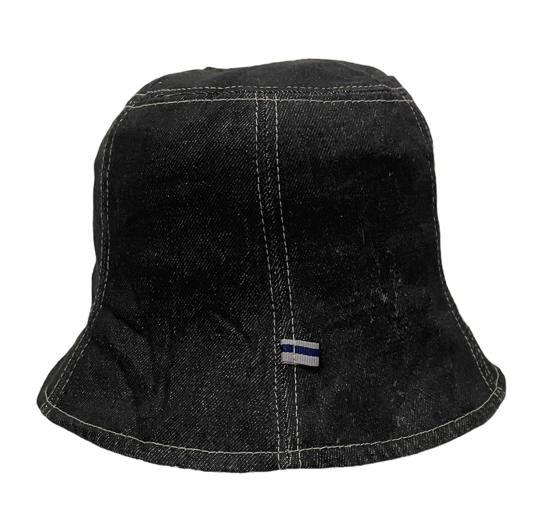 Jeans バケット ハット Rare Vintage Jeans Bucket Hat, Denim Hat, Black Color (74a