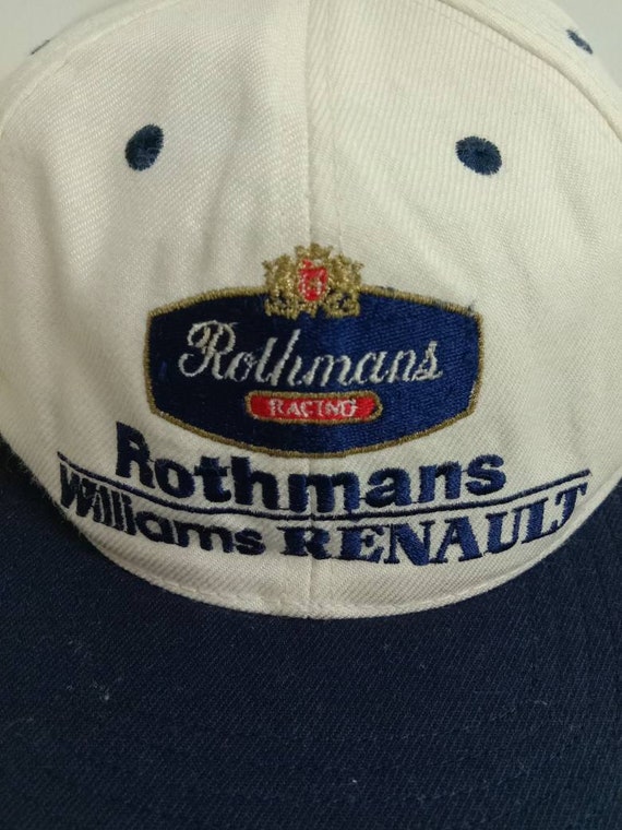 Rare Vintage ROTHMAN RACING Hat, ROTHMAN Willians Renault Hat (863