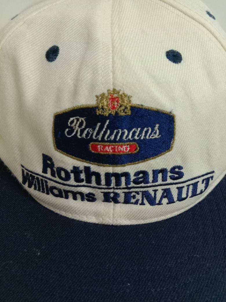 Rare Vintage ROTHMAN RACING Hat, ROTHMAN Willians Renault Hat (863