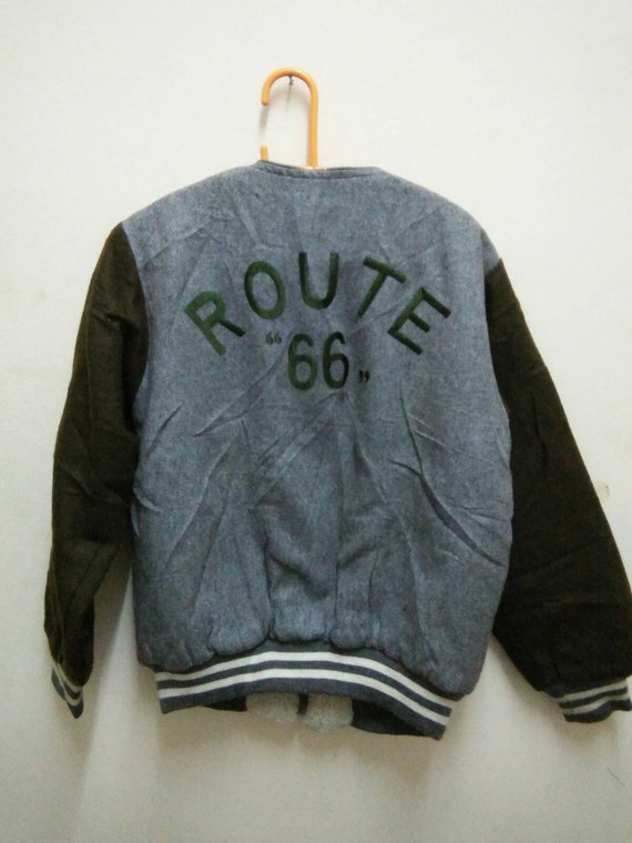 Rare Vintage ROUTE 66 Jacket, Sweatshirt, Route 6… - image 1