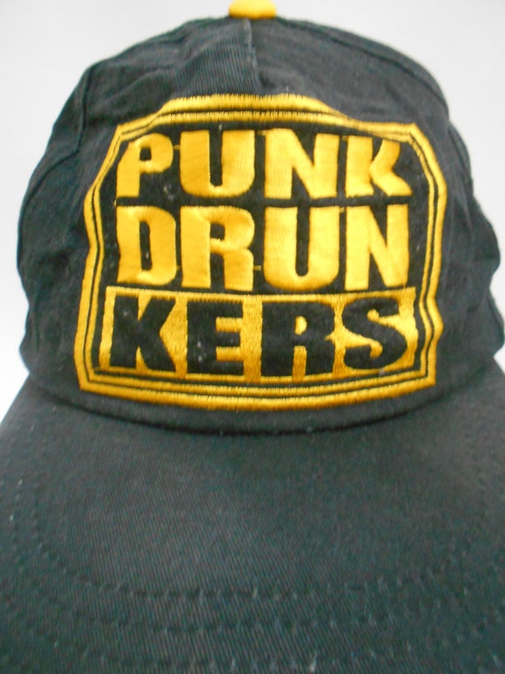 結婚祝い Vintage Rare PUNK Rap Punk, Cool, Uncoolis Cap, Hat DRUNKER 帽子