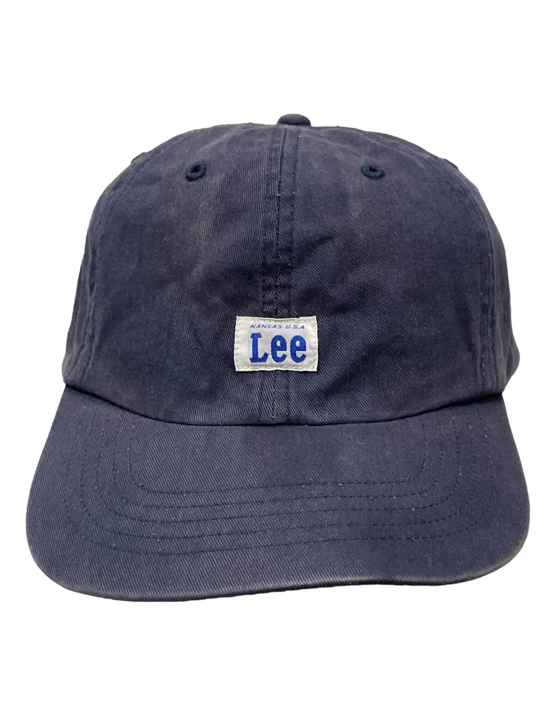 ◆LEE◆ Kansas Lee Man to Man Navy Mega Sale !! Vintage Lee Bi-way Kansas Sweatshirt Big Logo