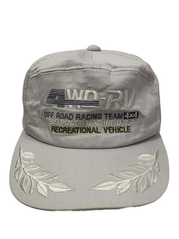 Rare Vintage 4WD RV Hat, Offroad Racing Team 4x4, Big Power