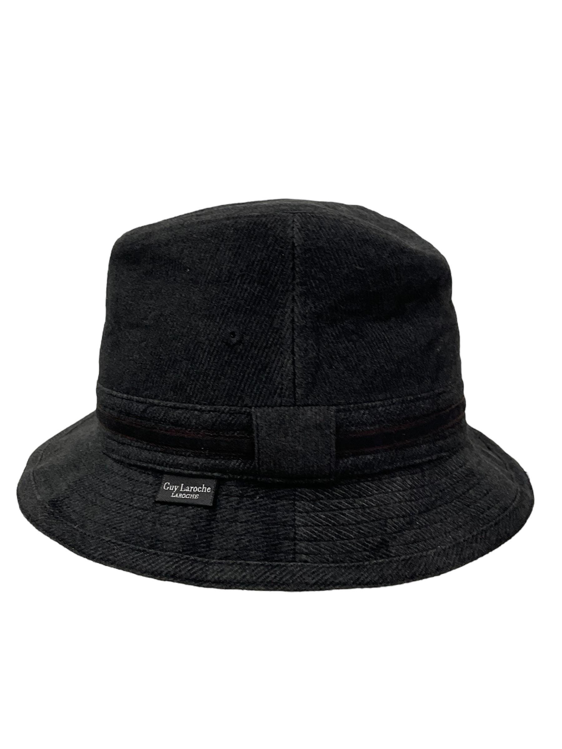 MCM Legere Black Hat Rare Fedora Bucket Japan Exclusive late 1990’s NWOT 17C CUBA CHANEL BLACK ABACA RAFFIA STRAW FEDORA HAT CAP M | eBay main image 3