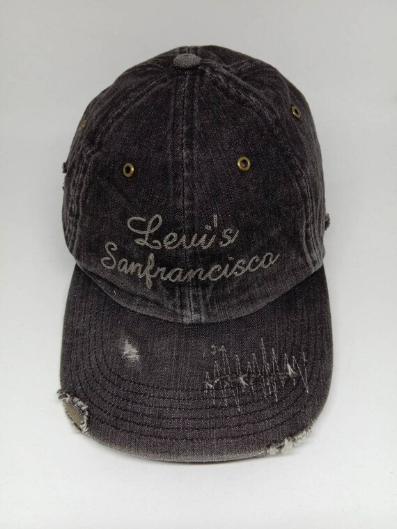 Rare Vintage LEVI STRAUSS & CO. Hat Cap, Big Logo, Embroidered