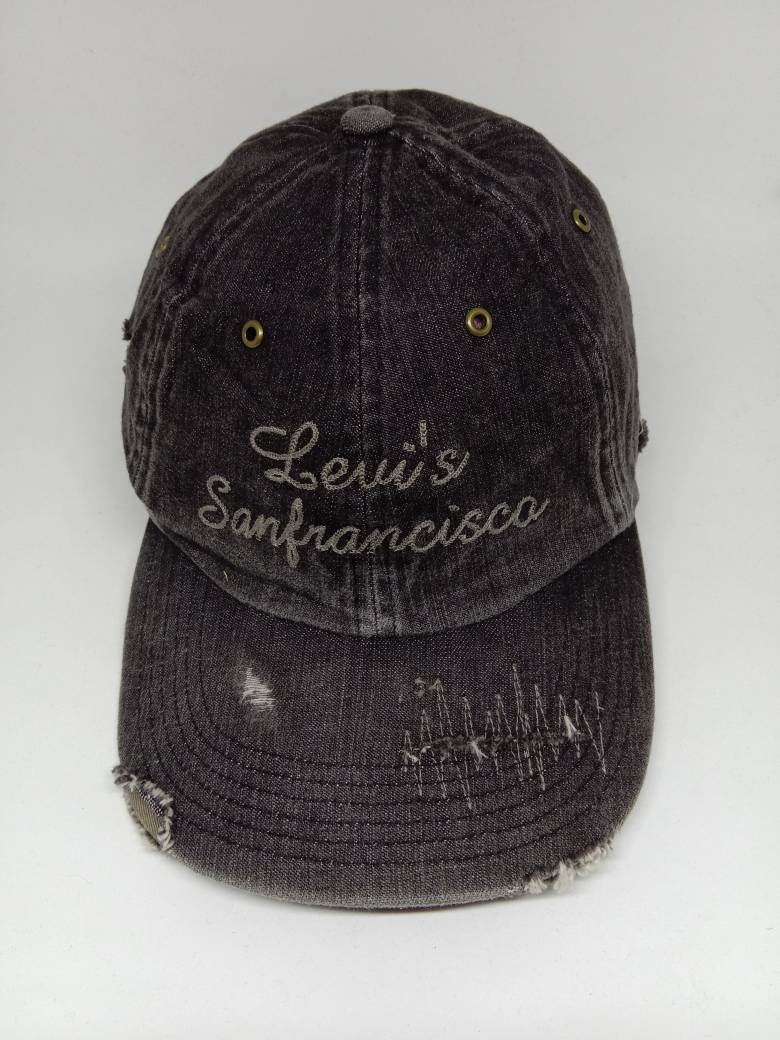 Rare Vintage LEVI STRAUSS & CO. Hat Cap, Big Logo, Embroidered