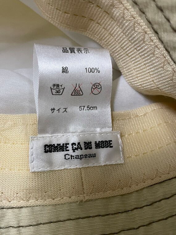 Rare Vintage COMME CA Du Mode bucket Hat, Japanes… - image 8