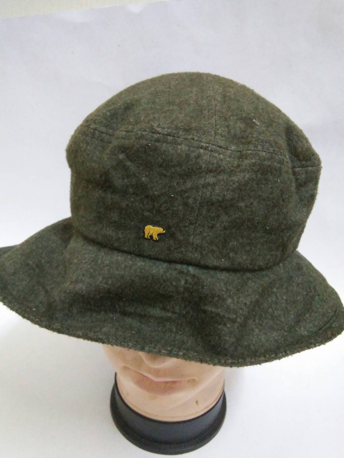 Rare Vintage GOLDEN BEAR USA Bucket Hat 