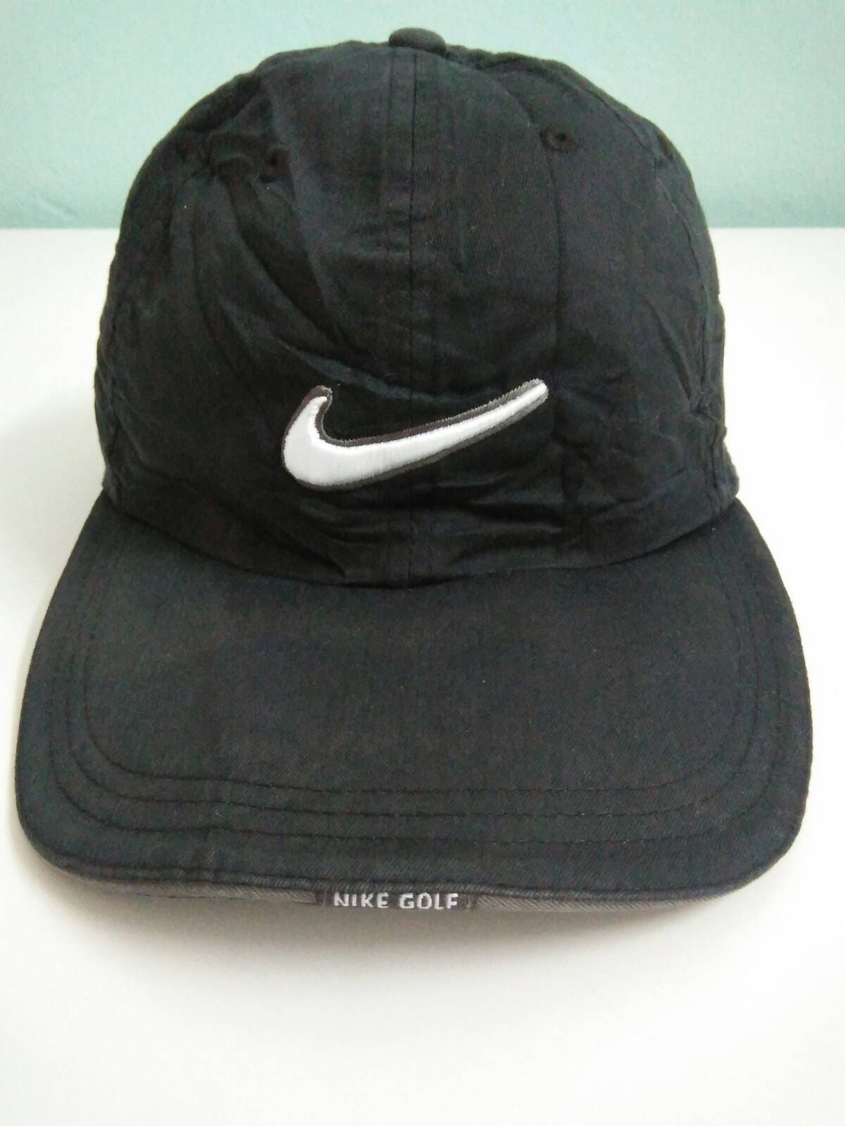 Nike golf hat best sale black
