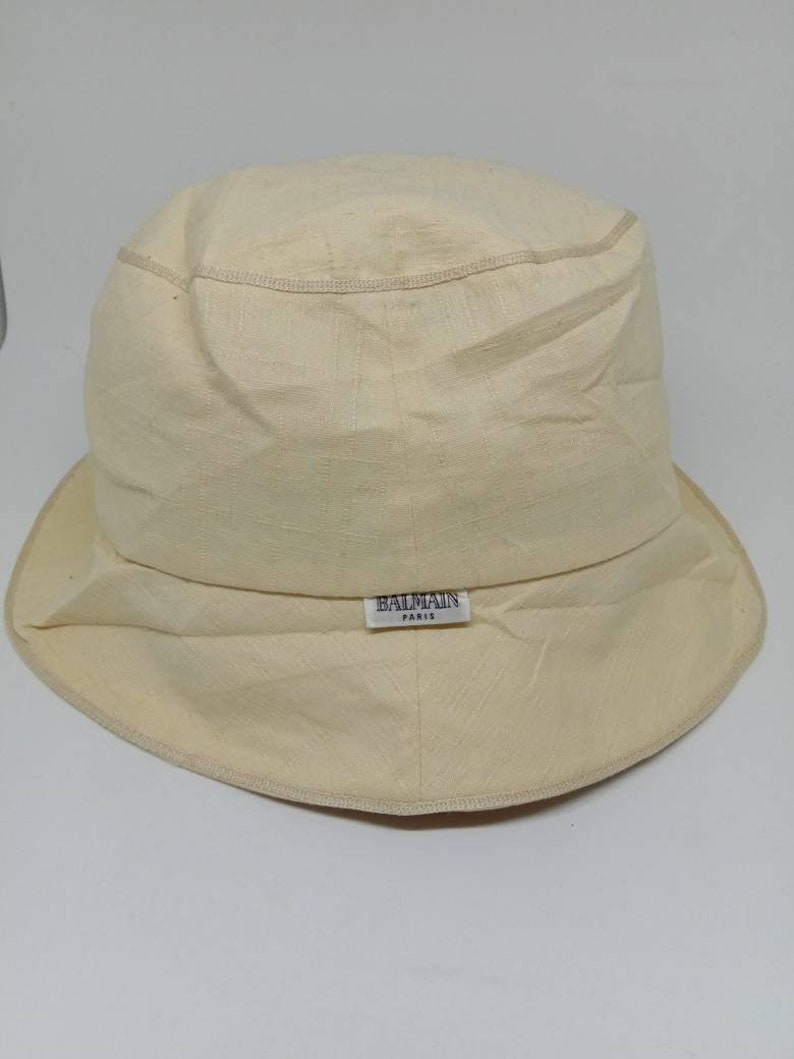 Rare Vintage BALMAIN PARIS Bucket Hat 853 - Etsy