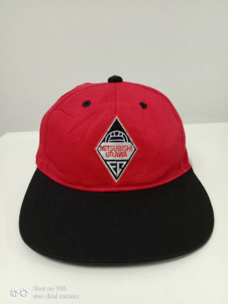 Rare Vintage J League Hat Cap Red Daimonds Hat Mitsubishi Etsy