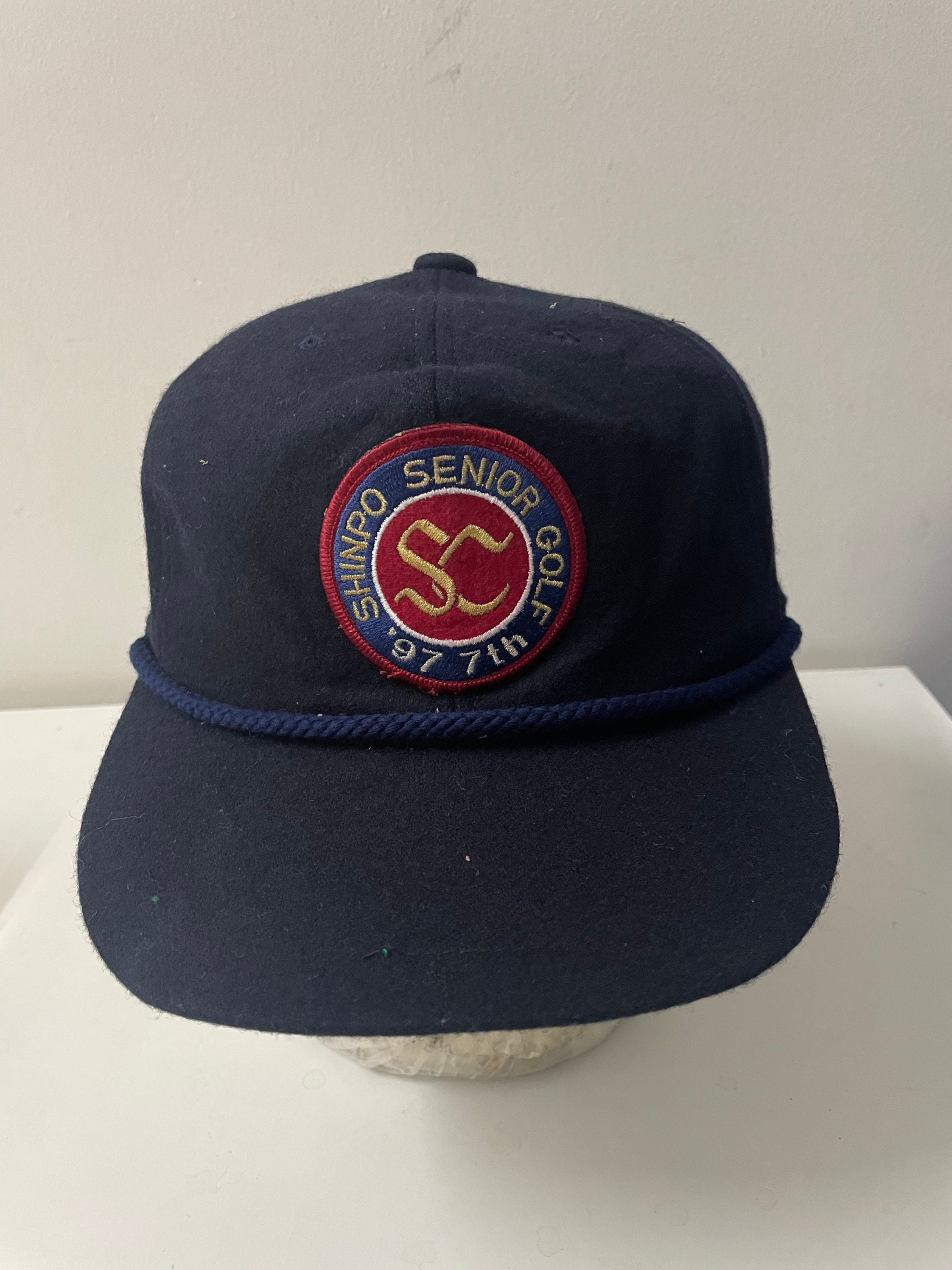 Rare Vintage 1997 SHINPO SENIOR GOLF Hat, Sport Club Golf