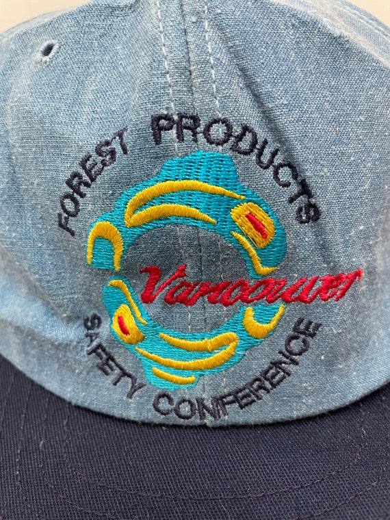 Rare Vintage VANCOUVER hat, 60TH Forest Product S… - image 5