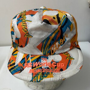 Rare Vintage 1992 FIS WORLD Cup hat, DESCENTE hat, Morioka Shizukuishi, hipster,hip hop, rap, swag, k swiss, gift, sport cap, styles (1088)