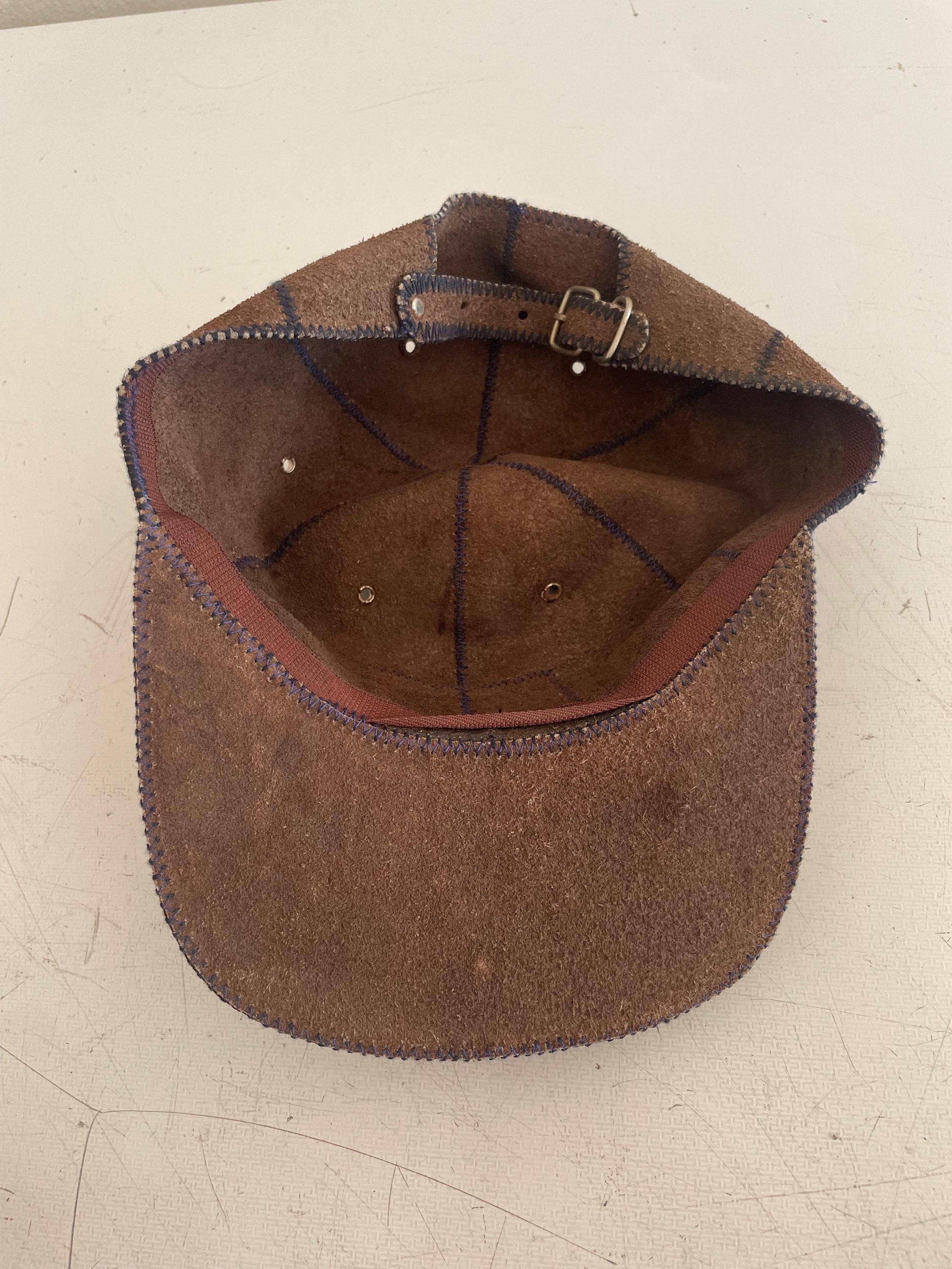 希少なヴィンテージ フランス 98 ハット、レザーハット - Etsy 日本