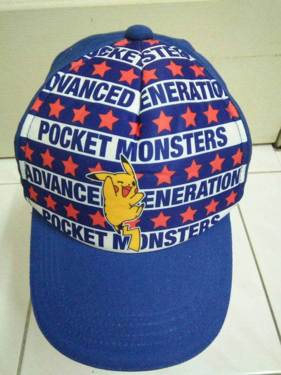 Rare Vintage POKEMON hat cap, Pocket Monster Advan