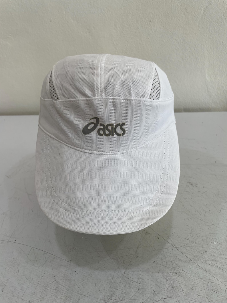 Asic Math Hat Rare ASICS Hat Cap, Dual Brim Cap, Sport Cap, Sportwear, Hip Hop, Rap ...